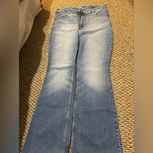 Old Navy High rise flares size 14